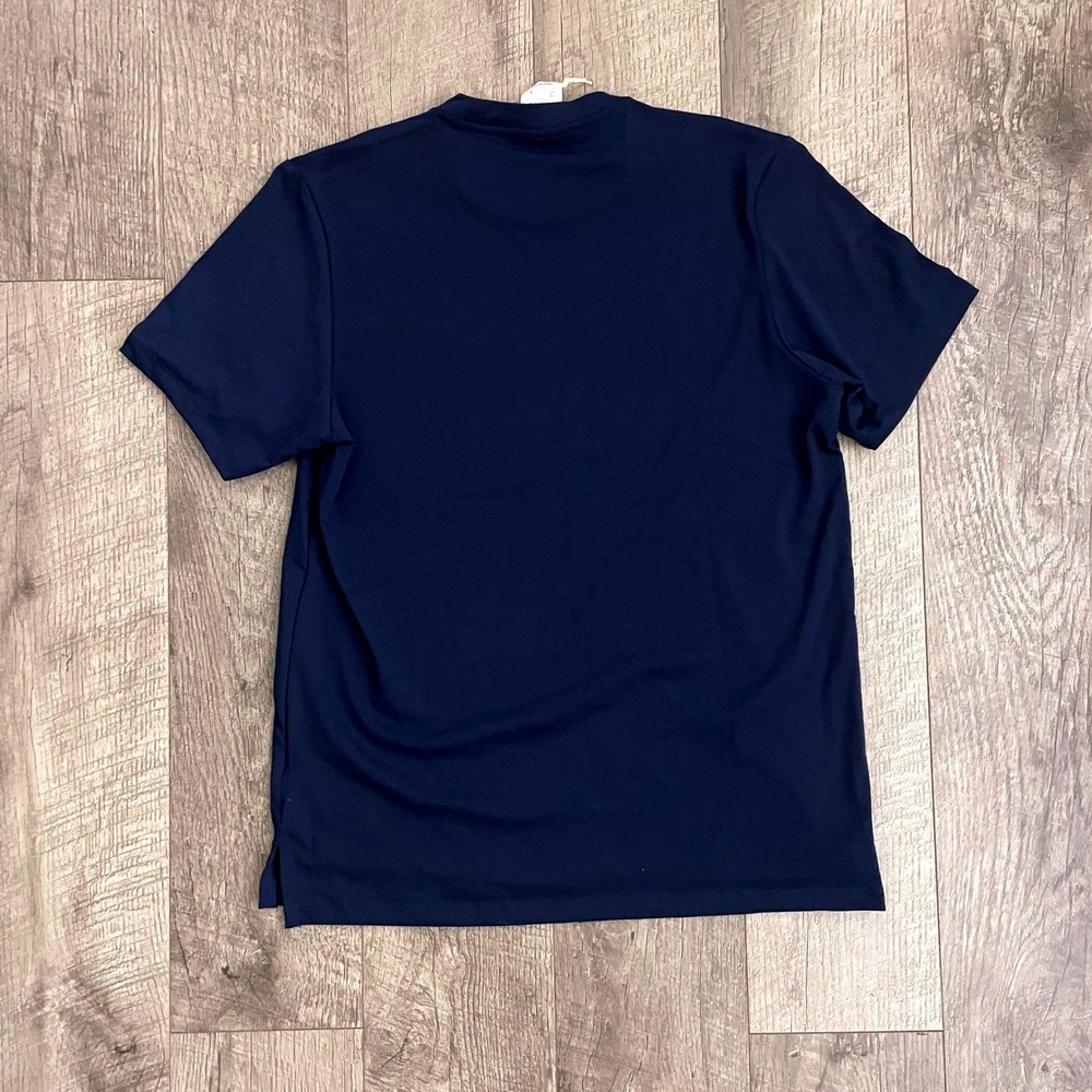 Adidas Axis Tee 3.0 Mens Small Navy Blue Training Workout Shirt IS5361 NEW - Picture 5 of 5